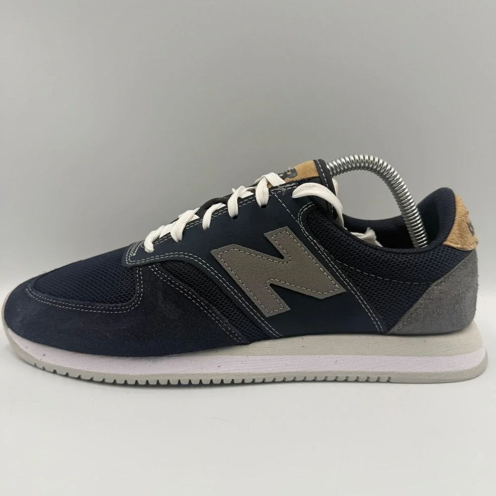 New Balance UL420RA2 Mens Size 8 Lifestyle Sneakers Suede Mesh Navy Blue Grey